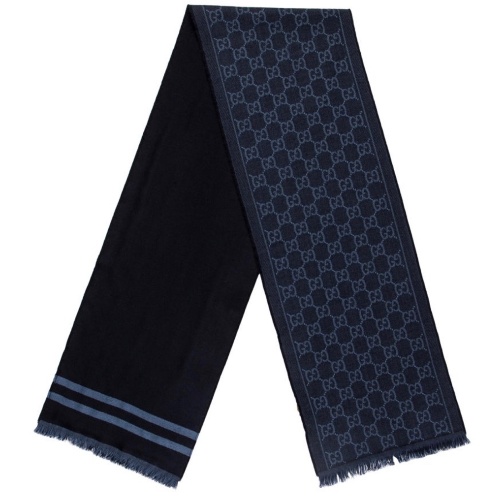 Brand New Gucci Kids Signature Wool Scarf